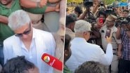 Ajith Kumar Mobbed by Fans and Media As He Casts Vote in TN Assembly Elections 2026; Superstar Captures Moment on Camera (Watch Videos)