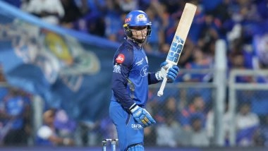 Ryan Rickelton Scores Fastest Century For Mumbai Indians in IPL History, Achieves Feat In MI vs SRH Match