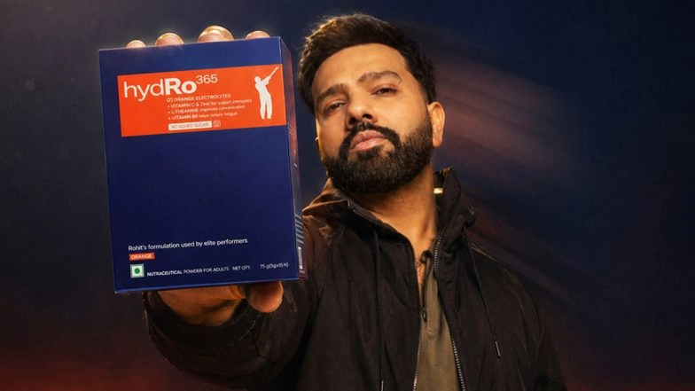 Rohit Sharma Launches 'hydRo365' Hydration Drink Brand On His Birthday