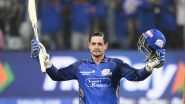 List of Centuries in IPL 2026: Quinton de Kock Joins Sanju Samson As Season's Second Centurion