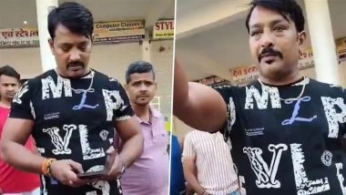 &lsquo;I Was Blaring Siren, Why Didn&rsquo;t You Move?&rsquo; BJP MLA Pritam Lodhi&rsquo;s Son Dinesh Lodhi Booked After Thar Hits 5 in Madhya Pradesh (Watch Video)