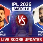 Delhi Capitals vs Mumbai Indians, Live Score Updates, IPL 2026 Match 8: Check Playing XIs