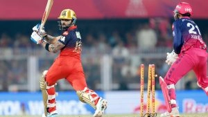 sports-Virat Kohli Wicket Video: Watch Ravi Bishnoi Rattle Ace Batter's Stumps During RR vs RCB IPL 2026 Match