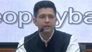 Raghav Chadha Joins BJP; Says AAP &lsquo;Deeply Trapped in the Hands of Corrupt Individuals&rsquo; (Watch Videos)