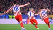 UEFA Champions League 2025&ndash;26: Julian Alvarez&rsquo;s Free Kick Helps Atletico Madrid Edge Past Barcelona in First Leg Quarterfinal