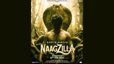 &lsquo;Naagzilla&rsquo;: Kartik Aaryan-Starrer Comedy-Adventure Film Books New Release Date, To Debut in Cinemas in February 2027