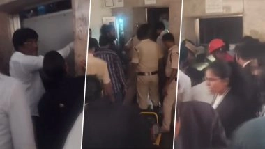 Power Outage Leaves 6 Lawyers Stuck in Vijayawada Court Lift for Around 40 Minutes (Watch Video)