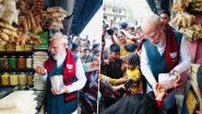 From Rally to Roadside: Narendra Modi&rsquo;s Jhalmuri Stop in Jhargram Goes Viral Amid West Bengal Election Frenzy (See Pics)
