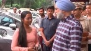 India News | Delhi LG Taranjit Singh Sandhu Visits Kamla Nagar Market, Interacts with Locals
