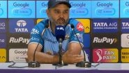 Sports News | "PBKS Bowled Cleverly in Final Overs: GT Assistant Coach Parthiv Patel Reflect's on His Side Loss