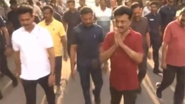 India News | Tamil Nadu Elections 2026: CM Stalin Campaigns Across Tiruchirappalli for DMK Candidates