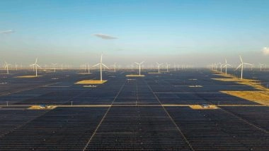 Business News | Adani Green Energy Records 5 GW Capacity Addition in FY26, Marking Global High