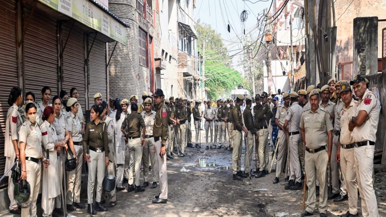 India News | Security Heightened Across New Delhi in View of Hanuman Jayanti Following LeT Handler's Arrest