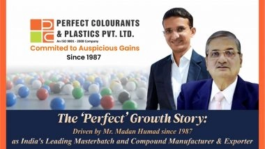 Business News | The 'Perfect Colourants' Growth Story: Driven by Mr. Madan Humad Since 1987 as India's Leading Masterbatch and Compound Manufacturer & Exporter