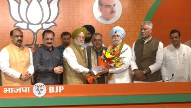 India News | Senior Advocate HS Phoolka Formally Joins the Bharatiya Janata Party