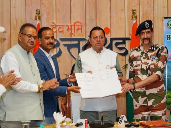 India News | Uttarakhand CM, ITBP Sign MoU to Procure Local Produce Under 'Vibrant Village Programme'