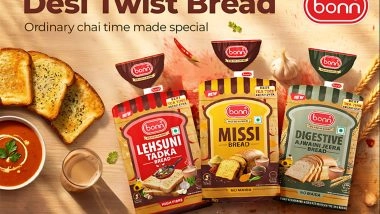 Business News | Bonn Group Unveils India's First-Ever Flavoured Bread Range to Redefine Everyday Tea-Time