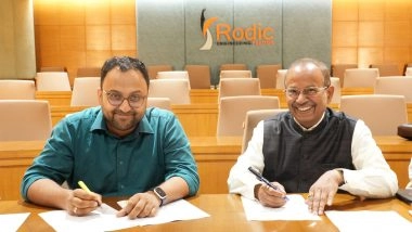Business News | Rodic Digital & Advisory Signs MoU with SatSure to Bring Earth Observation Intelligence to India's Public Sector