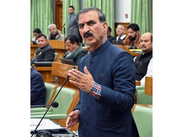 India News | Himachal: CM Sukhu Accuses BJP of Politicising Panchayat Reservations Entry Tax Issues