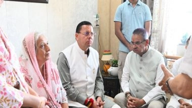 India News | Uttarakhand CM Pays Tribute to Retired Brigadier Mukesh Joshi