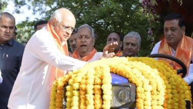 India News | Gujarat CM Bhupendra Patel Flags off Grand Lord Hanuman Shobha Yatra in Ahmedabad