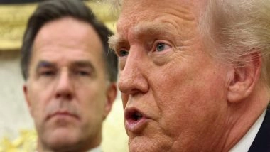 World News | NATO Chief Rutte to Visit Washington as Trump's Withdrawal Threats Spark Concern over Iran War Support