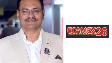 Business News | Shripad Naik, MoS for New & Renewable Energy and Power, to Inaugurate ECAMEX 2026, India's Mega Electrical Extravaganza Marking 101 Years of ECAM