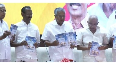 India News | Keralam Election: LDF Manifesto Promises Welfare Pensions Hike to Rs 3000, Eradication of Absolute Poverty