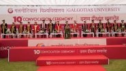 Business News | Galgotias University Hosts 10th Convocation Ceremony; Leaders Highlight Resilience, Discipline, and Lifelong Learning