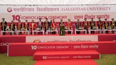 Business News | Galgotias University Hosts 10th Convocation Ceremony; Leaders Highlight Resilience, Discipline, and Lifelong Learning