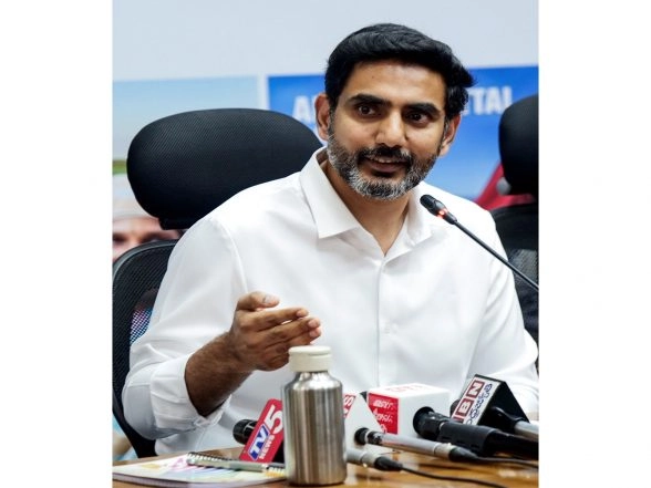 India News | Andhra Education Minister Nara Lokesh Thanks Central Government for Granting Legal Status to Amaravati