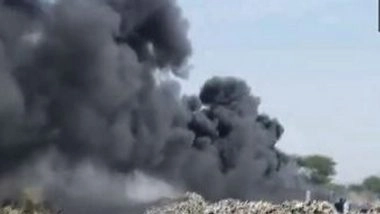 India News | A Massive Fire Broke out at Waste Dumping Yard in Rajasthan
