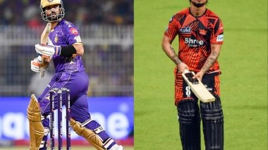 Sports News | IPL 2026: KKR Win Toss, Choose to Bowl First Against SRH at Kolkata