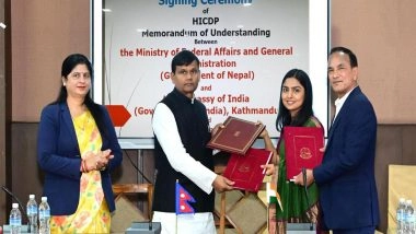World News | Indian Embassy in Kathmandu Signs MoUs to Undertake 7 High Impact Community Development Projects