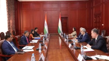 World News | India-Tajikistan Review Wide-ranging Bilateral Cooperation During 5th Round of Foreign Office Consultations