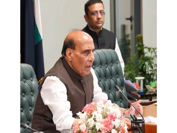 India News | Rajnath Singh Calls for Round-the-clock Monitoring as IGoM Reviews Developments on West Asia Crisis