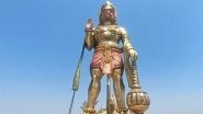 India News | 51-foot-tall Statue of Bajrangbali Unveiled in Madhya Pradesh's Chhatarpur