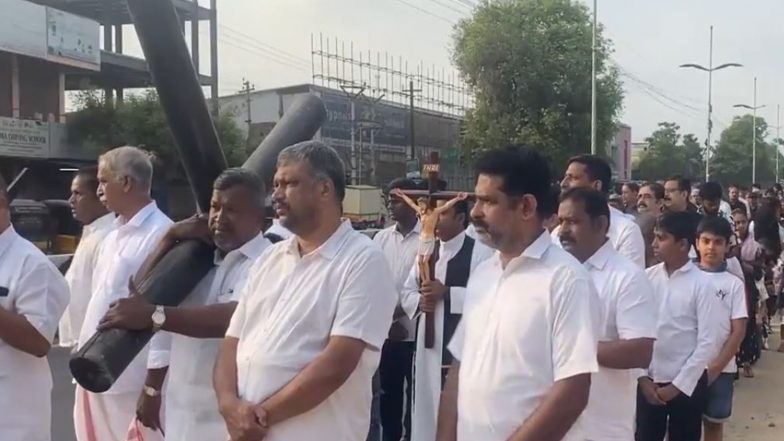 India News | Devotion and Reflection Mark Good Friday at Churches in Imphal, Keralam, Tamil Nadu, Lucknow