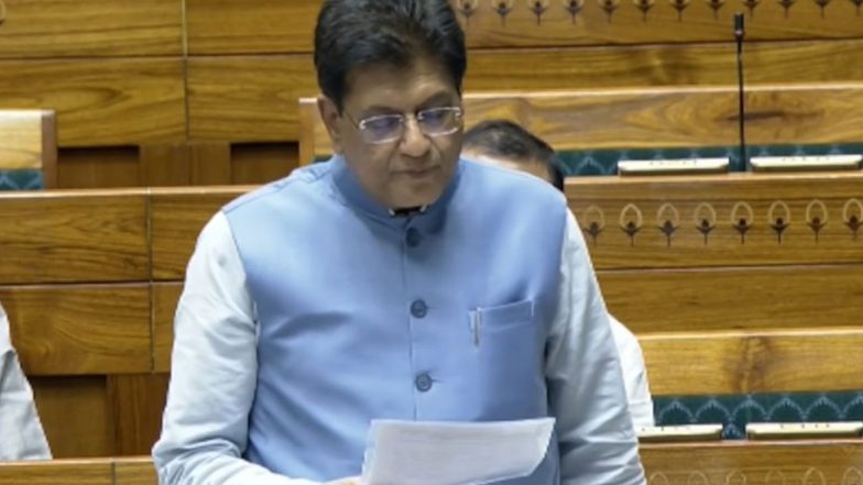 India News | Rajya Sabha Passes Jan Vishwas Amendment Bill, Piyush Goyal Emphasises Trust-based Governance