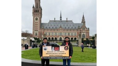 World News | Rising Disappearances in Sindh Draw International Attention as Protest Held Outside International Court of Justice