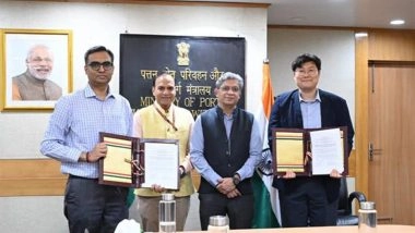 Business News | India, South Korea Sign Pact to Boost Skill Development in Shipbuilding Sector