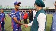 India News | Delhi LG Taranjit Singh Sandhu Visits Arun Jaitley Stadium Ahead of  DC Vs MI IPL Match