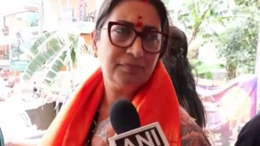 India News | 'Both UDF and LDF Have Become Centre of Corruption': BJP's Smriti Irani Campaigns in Kerala, Confident of Party's Victory