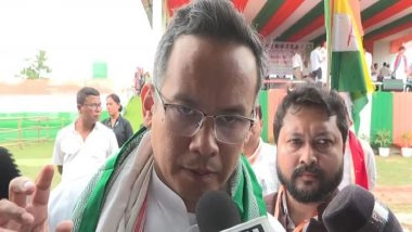 India News | Gaurav Gogoi Campaigns with Assam Jatiya Parishad President in Sarupathar's Nolonipathar Ahead of Polls
