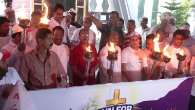 India News | 'Run for Jesus' Rally Organised in Vijayawada on Good Friday