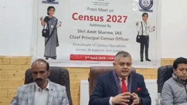 India News | DCO Amit Sharma Unveils Ladakh Census 2027 Roadmap, Assures Separate Army Enumeration and Accurate Data