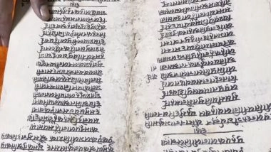 India News | Uttar Pradesh: About 200-year-old Devanagari Manuscript Found in Ayodhya