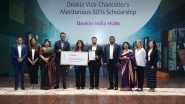 Business News | Chitkara University Students Win Deakin University's 50% Vice-Chancellor's Scholarships for Global Study Pathway