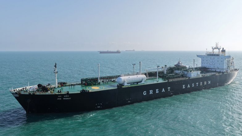 World News | India-flagged Green Sanvi Vessel with 46,650 Metric Tonnes of LPG Safely Transits Strait of Hormuz