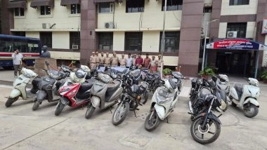 India News | Two Auto Thieves Arrested in Delhi's Rohini, 18 Stolen Two-wheelers Recovered